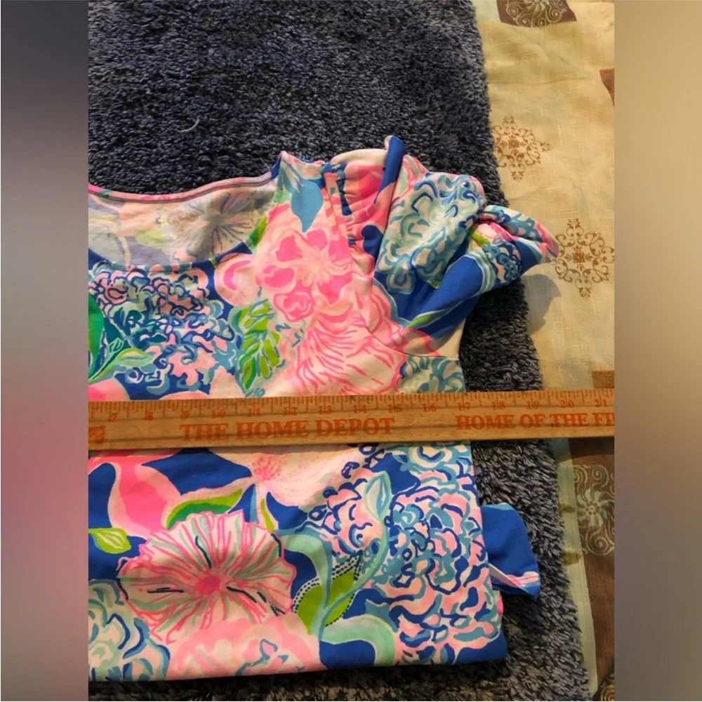 Lilly Pulitzer Elisabette Top Puff Sleev